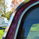 Rust around the rear glass.